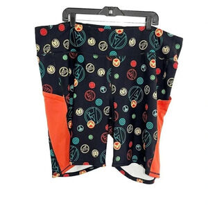 Torrid x Marvel Black Avengers Pull On Bermuda Bike Shorts Women's Plus Size 5X